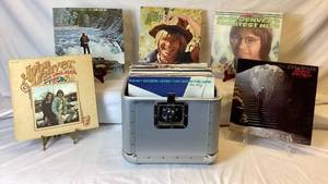 lot 82 image: Vintage VinylsRecords Collection with Hard Side Records Case #1- 46 pieces