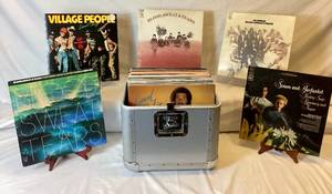 lot 84 image: Vintage VinylsRecords Collection with Hard Side Records Case #3 -52 pieces