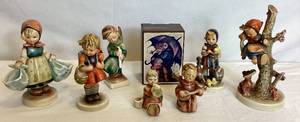 lot 30 image: Hummel Goebel Collection of Figurines and Music Box
