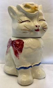 lot 144 image: Shawnee Pottery Puss N Boots Cookie Jar