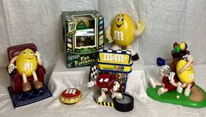 lot 126 image: M & Ms Collectible Candy Dispeners