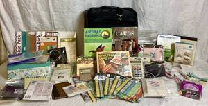 lot 128 image: Handcrafted Cards Kit and Supplies plus Skyway Travel Bag