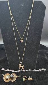 lot 13 image: Collection of Sterling Silver Jewelry
