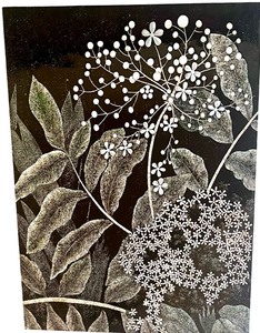 lot 3 image: Eggshell & Mother of Pearl Inlay Artwork