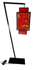 lot 55 image: Vietnamese Pendant Floor Lamp