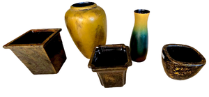 lot 77 image: Assortment of Five Vietnamese Designer Vases