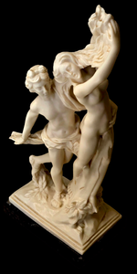 lot 5 image: Vintage A. Santini Apollo & Daphne Statue