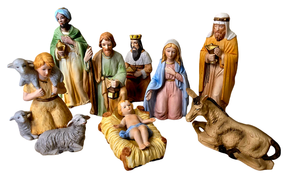 lot 31 image: Vintage Homco Nativity Set