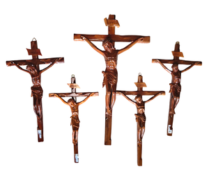 lot 54 image: Hand Carved Crucifixes - Made in Vietnam