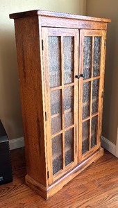 lot 25 image: Mission Style  Arts and Crafts Style Cabinet