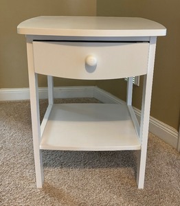 lot 53A image: Petite Side Table  Accent Table with Drawer