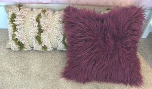 lot 51A image: Two Accent Pillows