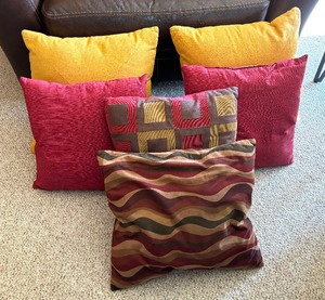 lot 54 image: Six Sensational Accent Pillows