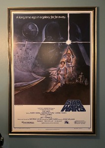 lot 58 image: Star Wars Promotional Movie Print