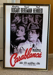 lot 61 image: Casablanca Promotional Movie Print
