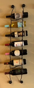 lot 78 image: Decorative Wall Mounted Wine Rack