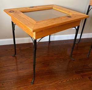 lot 21B image: Display Cabinet Style Accent Table