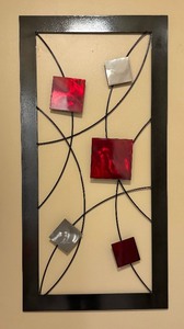 lot 80 image: Contemporary Style Metal Wall Art