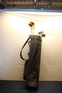 lot 93 image: Vintage Golf Club Set with Wilson Carry Bag - Includes 8 Clubs