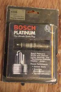lot 109 image: Bosch Platinum Spark Plug - Packaged & Unopened