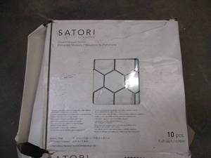 p1- 10 pieces statuario hexagon pol...