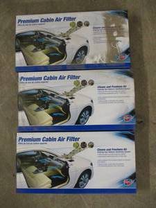 s2- 3 premium cabin air filters. Pa...