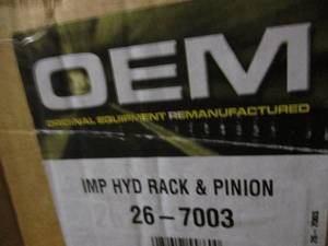 v3- IMP HYD Rack and Pinion remanuf...