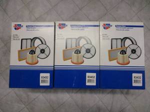 u2- 3 premium air filters 83432...