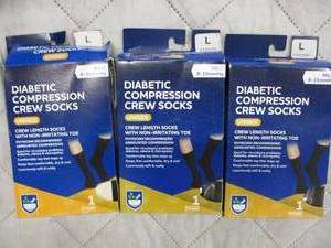 w1- Diabetic compression crew socks...