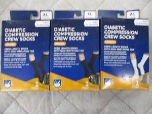 w1- Diabetic compression crew socks...