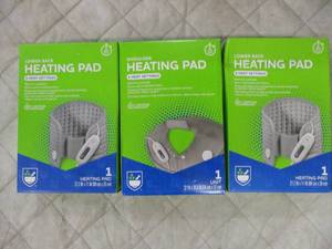 w1- 3 lower back heating pads with ...