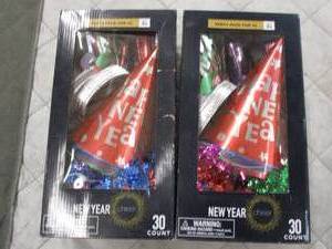 y2- 2 New Years party packs for 10...