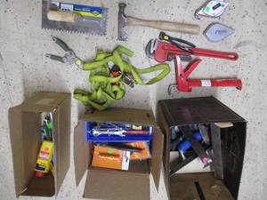 BR- Garage misc tools...