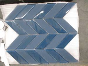 BR- 9 backsplash sheets. Blue Chevr...