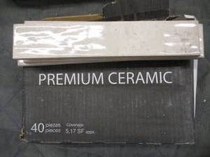 BR- Box of 40 2 x 10 glass tiles....