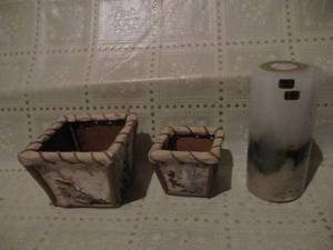 y3- Birch bark baskets and birch de...