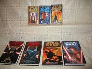 y3- A collection of Star Wars books...