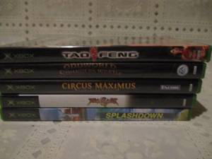 y3- 5 Xbox games...