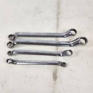 Lot Of Four Metric Craftsman Double Offset Box End 12 Point Sizes 10 11 12 14 16 18 17 19 mm