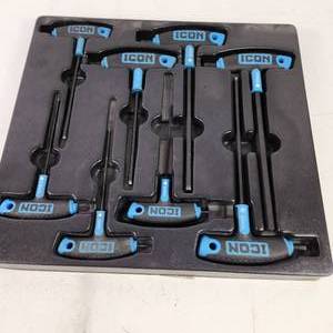Set Of Eight ICON Hex Wrench Metric Great Condition