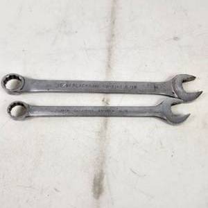 Lot Of Two Blackhawk 12 Point Wrenches 1516 And 1316 Good Condition