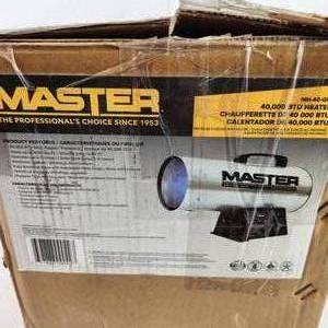 New Master Propane Forced Air Heater 40,000 BTU MH-40-GFA