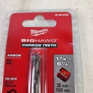 Lot Of Two New Milwaukee BigHawg Carbide Teeth Arbor 49-56-9305