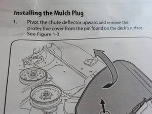 Mulch Plug for Troy Built Machines...