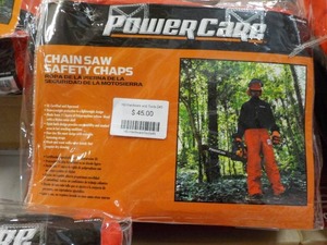 Power Care Chain Saw Safety Chaps...