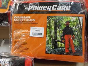 Power Care Chain Saw Safety Chaps...