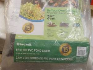 8 x 10ft PVC Pond Liner...