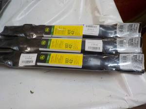 3 ct John Deere Mower Blades...