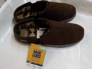 Muk Luks Size Mens 12 Chocolate Co...