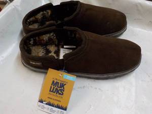 Muk Luks Size Mens 12 Chocolate Co...